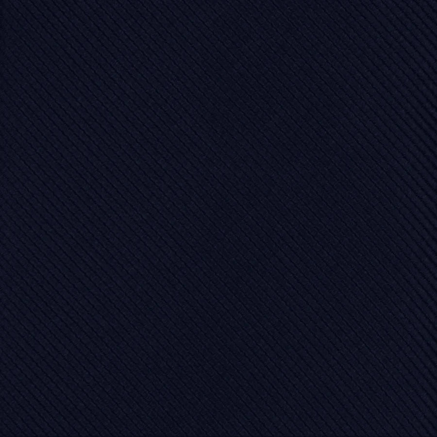 Grosgrain Solid Midnight Navy Tie